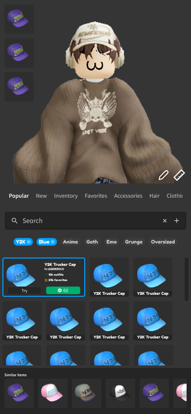 Avatar Editor Mockup